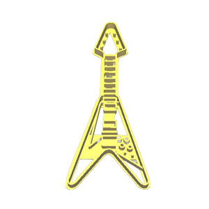 Guitar Cookie Cutter