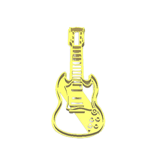 Guitar Cookie Cutter