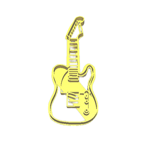 Guitar Cookie Cutter