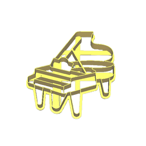 Piano Cookie Cutter