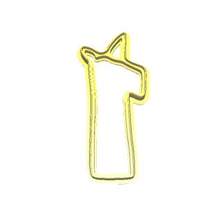 Unicorn 1 Cookie Cutter