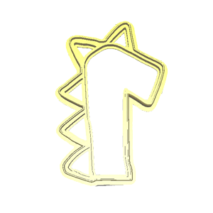 Dino 1 Cookie Cutter