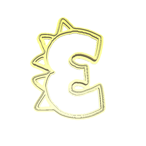 Dino 3 Cookie Cutter