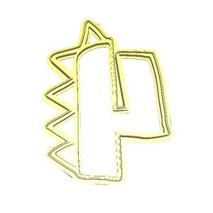 Dino 4 Cookie Cutter