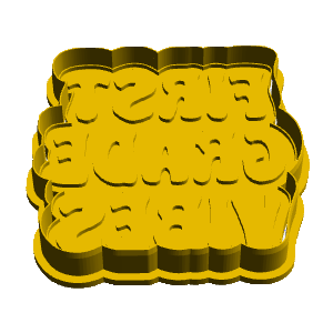 First Grade Vibes Cookie Cutter