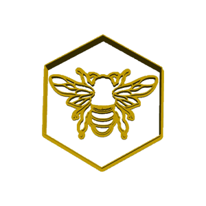 Hexagon Bee Cookie Cutter