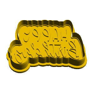 Happy Birthday Plaque Cookie Cutter