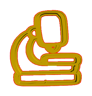 Microscope Cookie Cutter