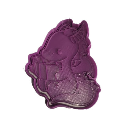 Baby Dragon Reading Cookie Cutter