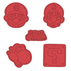 Retro Gaming Cookie Cutter Set (5 Piece)