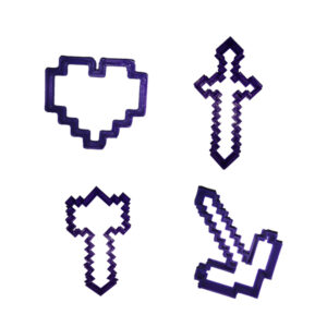 Minecraft Cookie Cutter Set (4 Piece)