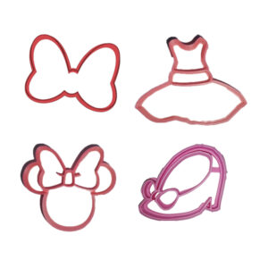 Minnie Mouse Cookie Cutter Set (4 Piece)