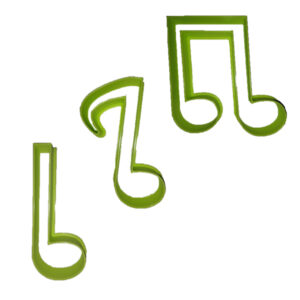 Music Notes Cookie Cutter Set (3 Piece)