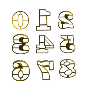 Number Cookie Cutter Set (0-8)