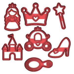 Princess Cookie Cutter Set (7 Piece)
