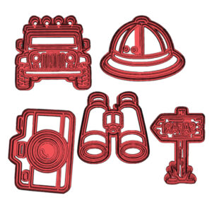 Safari Adventure Cookie Cutter Set (5 Piece)