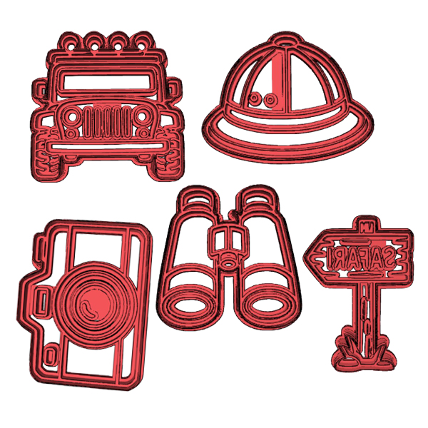 Safari Adventure Cookie Cutter Set (5 Piece)