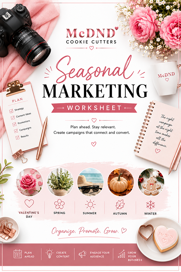 Seasonal Marketing Worksheet for Home Bakers