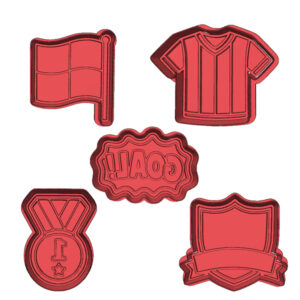 Soccer Award Cookie Cutter Set (5 Piece)