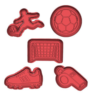 Soccer Cookie Cutter Set (5 Piece)