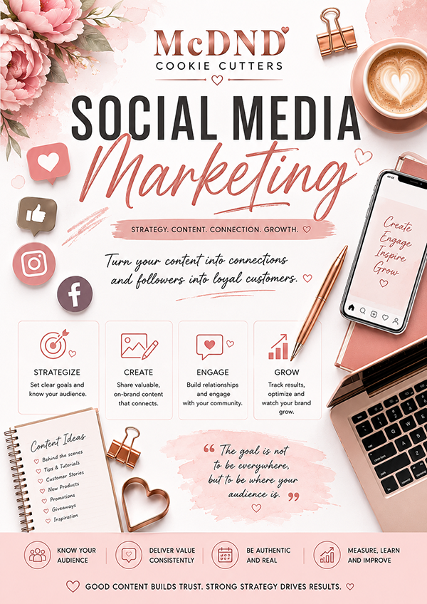 Social Media Marketing Worksheet for Home Bakers