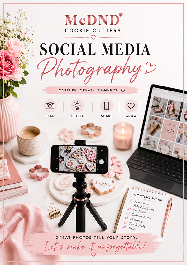 Social Media Photography Worksheet for Home Bakers