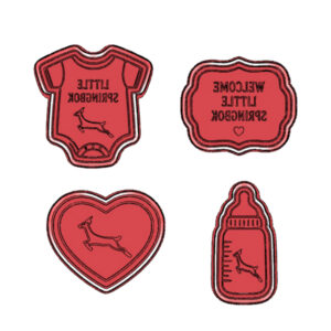 Springbok Baby Shower Cookie Cutter Set (4 Piece)