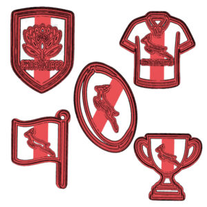 Springbok Celebration Cookie Cutter Set (5 Piece)