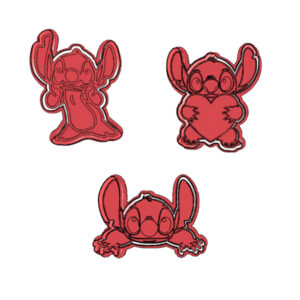 Stitch Inspired Cookie Cutter Set (3 Piece)