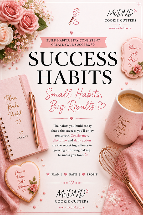 Success Habits Worksheet for Home Bakers