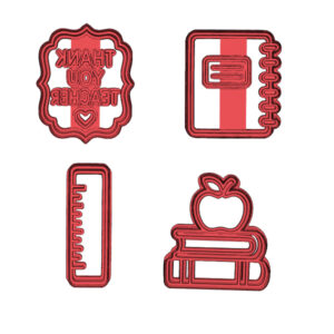 Teacher Thank You Cookie Cutter Set (4 Piece)