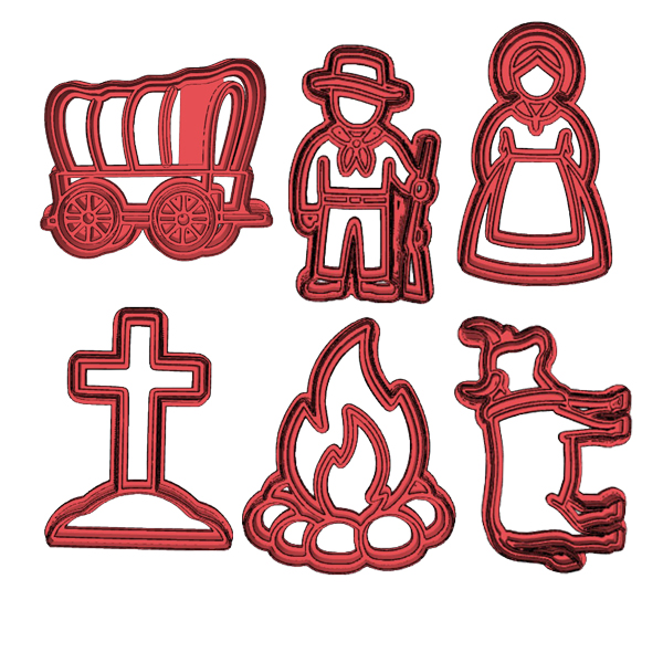 Voortrekker Heritage Cookie Cutter Set (6 Piece)