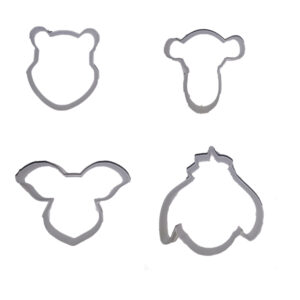 Winnie the Pooh Inspired Cookie Cutter Set (4 Piece)