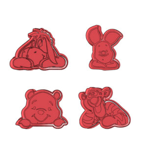 Winnie the Pooh Character Cookie Cutter Set (4 Piece)