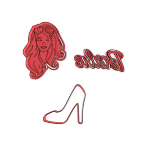 Barbie Cookie Cutter Set (3 Piece)