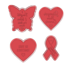 Cancer Awareness & Survivor Cookie Cutter Set (4 Piece)