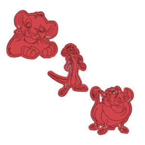 Lion King Cookie Cutter Set (3 Piece)
