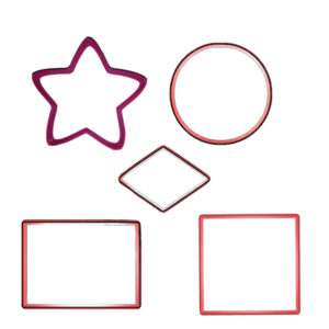 Basic Shapes Cookie Cutter Set (5 Piece)