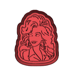 Dolly Parton Silhouette Cookie Cutter