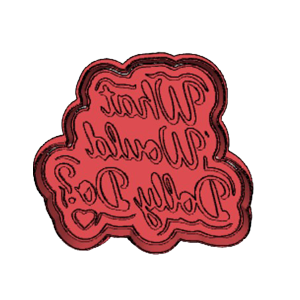 What Would Dolly Do Cookie Cutter