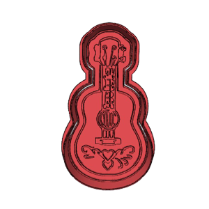 Guitar Cookie Cutter