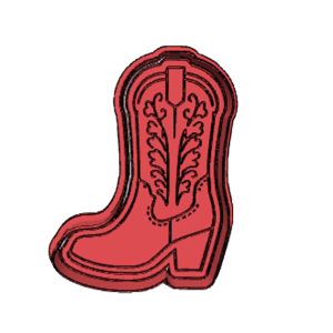 Cowboy Boot Cookie Cutter