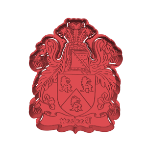 Beckett Family Crest Cookie Cutter & Embosser