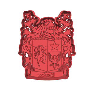 Bester Family Crest Cookie Cutter