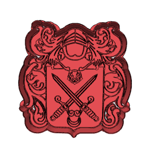 Botha Family Crest Cookie Cutter & Embosser