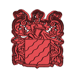 Bruwer Family Crest Cookie Cutter & Embosser