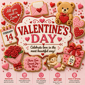 Valentines Day Cookie Cutters
