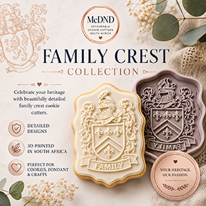 Family Crests Cookie Cutters