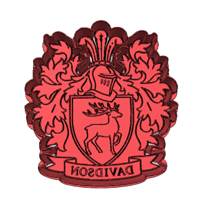 Davidson Family Crest Cookie Cutter & Embosser