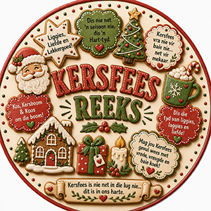 Kersfees Koekie Drukkers